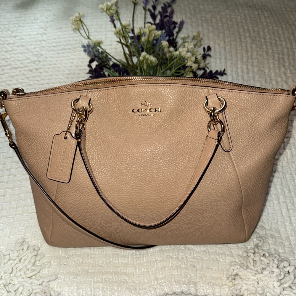 Coach Small Kelsey Satchel Soft Leather Crossbody Purse